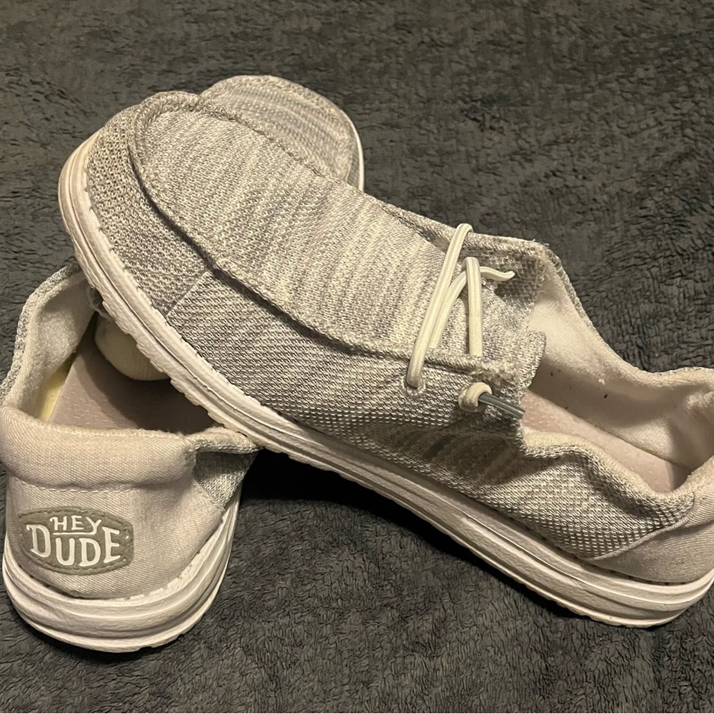 Hey Dude Glacier Gray Wendy Sox Shoes
